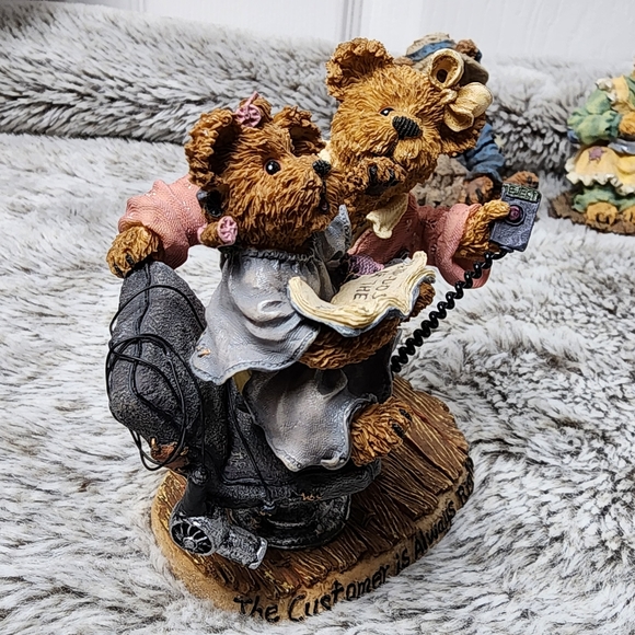 Lot of 4 Boyds Bears 🐻 & Friends The Bearstone Collection Figures - Picture 15 of 17